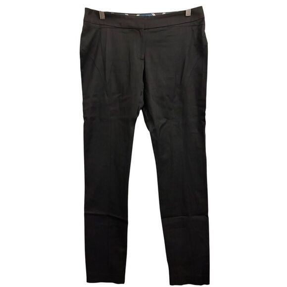 Ted Baker Cotton Stretchy Pants sz 2 (US 4-6 small) mid-rise career minimalist c - Picture 1 of 8